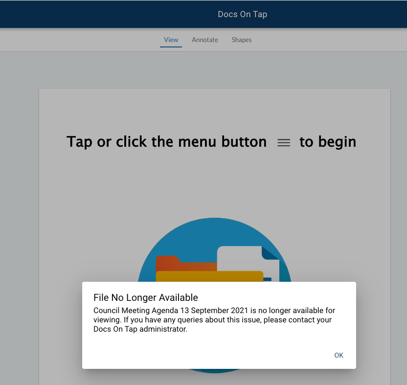 file no longer available